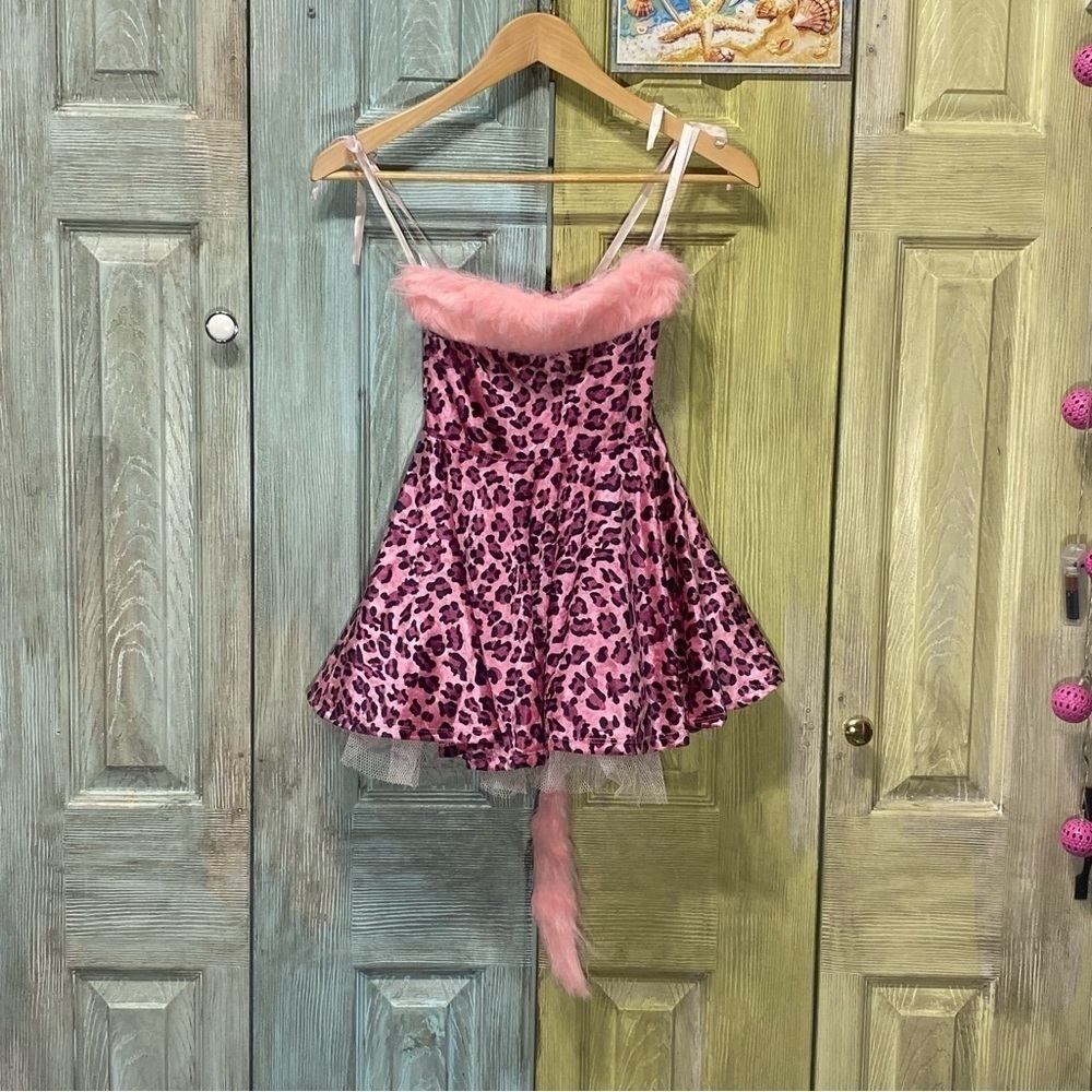𝅺kitty Costume with Collar, Leg Warmers & Headband​